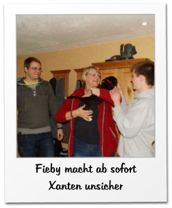 Fieby macht ab sofort  Xanten unsicher